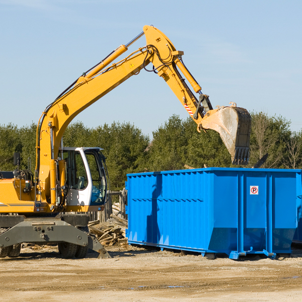 are there any restrictions on where a residential dumpster can be placed in Tucker GA